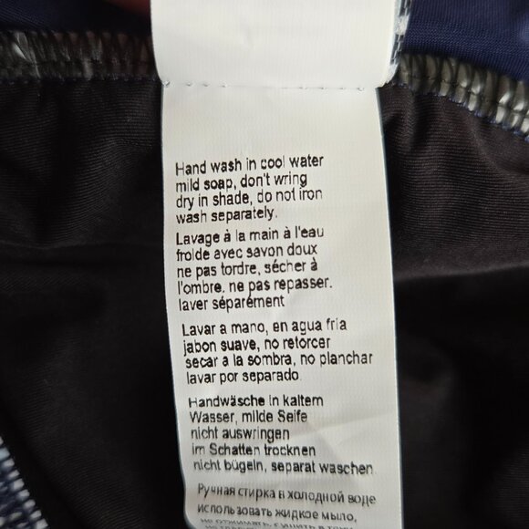 Profile by Gottex Harmony Solid Navy Ruched Tankini Top Plus Size 24W - Picture 10 of 11